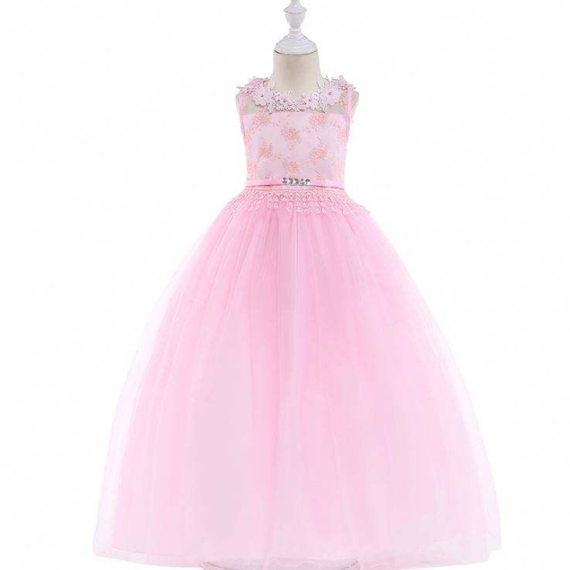 Baige New Style Kids Party Robe Filles Robes de mariée