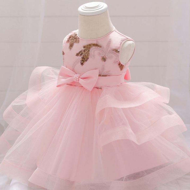 2021Summer New Girls 2-6 ans Party Toddler Party Parf Princess Spanish Birthday Lace Childre
