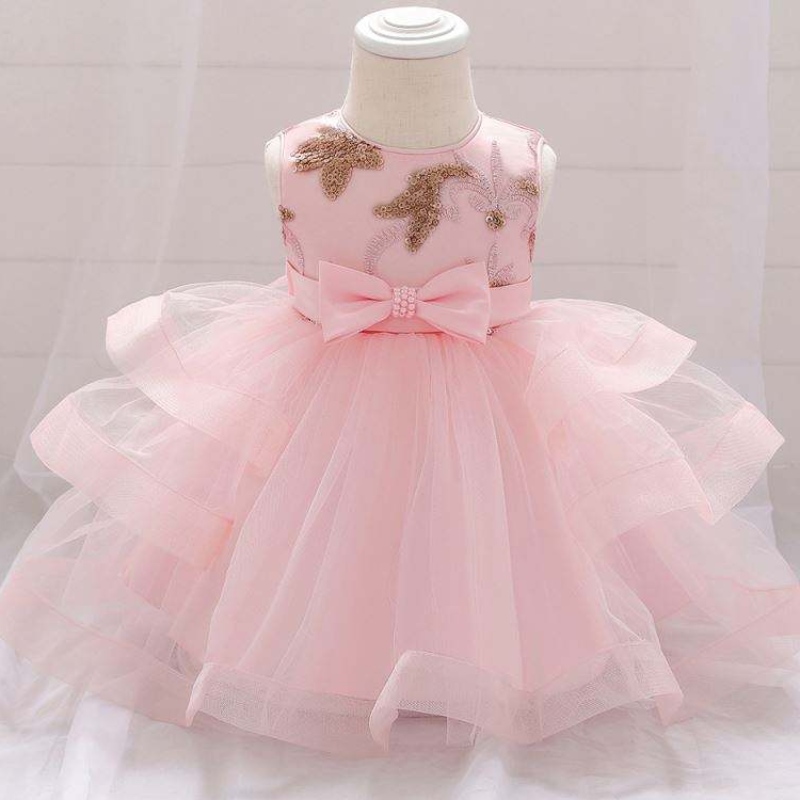 2021Summer New Girls 2-6 ans Party Toddler Party Parf Princess Spanish Birthday Lace Childre