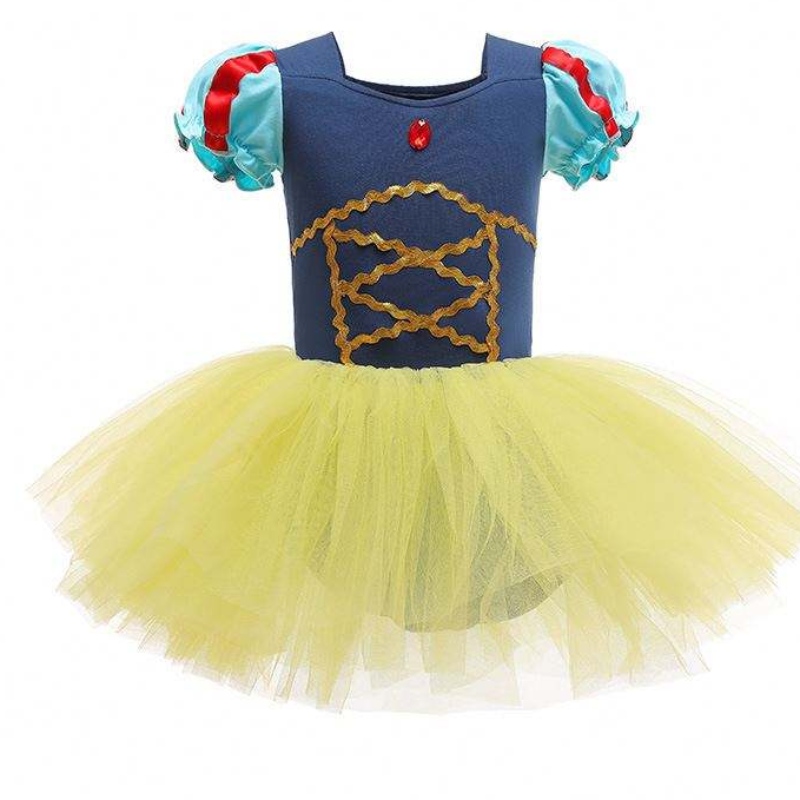 Children Ballet Girl Robe Princesse Snow White Anna Performance Summer Performance Sestings Baby Girl Clothes Bx90