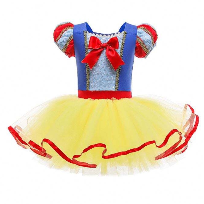 Children Ballet Girl Robe Princesse Snow White Anna Performance Summer Performance Sestings Baby Girl Clothes Bx90