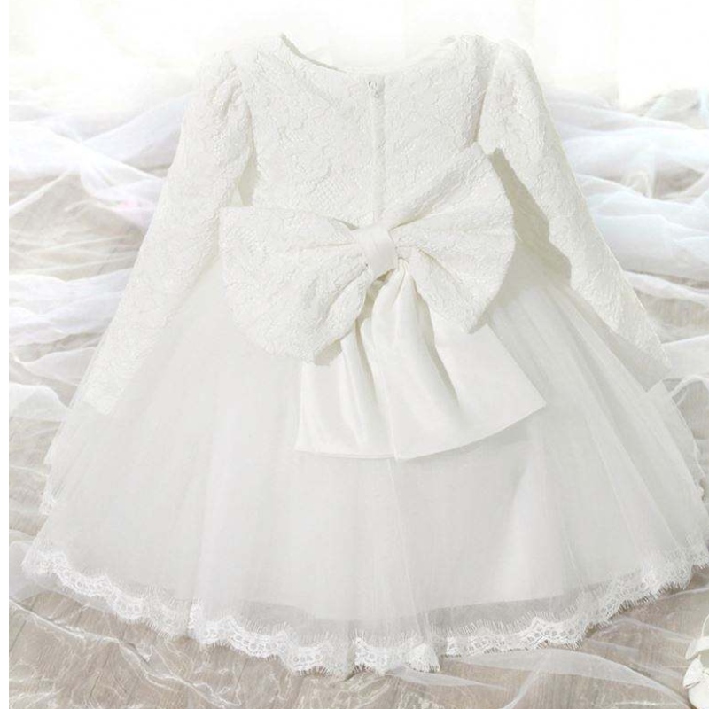 Baigenouveau baptême baptême pour enfants robe fleur fille princesse anniversaire fête robe d'été bbtz002