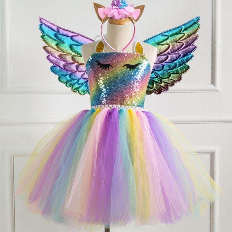 Baige Hot Vente Nouveau style Girls Unicorn Princess Birthday Party Kid