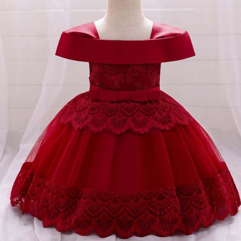 Baige Amazon Baby Frock de haute qualité pour Noëlnewyear fêtenouveau-né petite fille petite robe sophistiquée Design