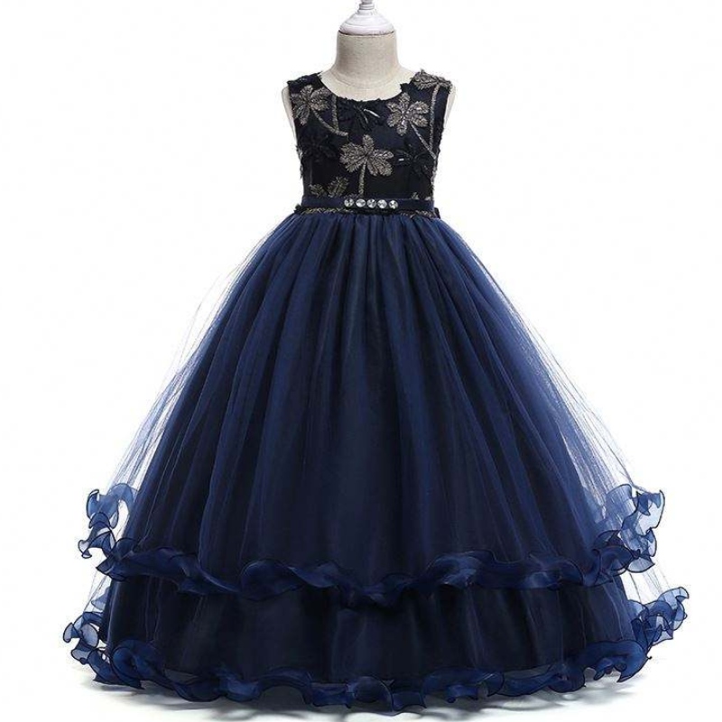 Boute de luxe en gros fille robe d'anniversaire robe de fête d'anniversaire