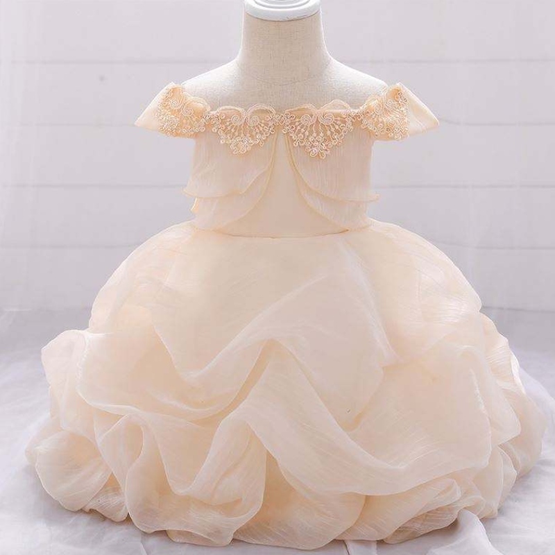 Applique de fleurs massiques fuite fille princesse robe enfants bébé fête de Noël mariage mariée en tulle