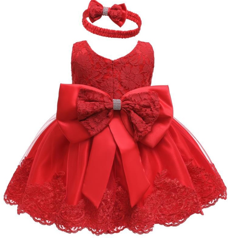 Robe de fête d'anniversaire chaude d'Amazon Robe de tutu robe en dentelle Robe Prince avec bandeau