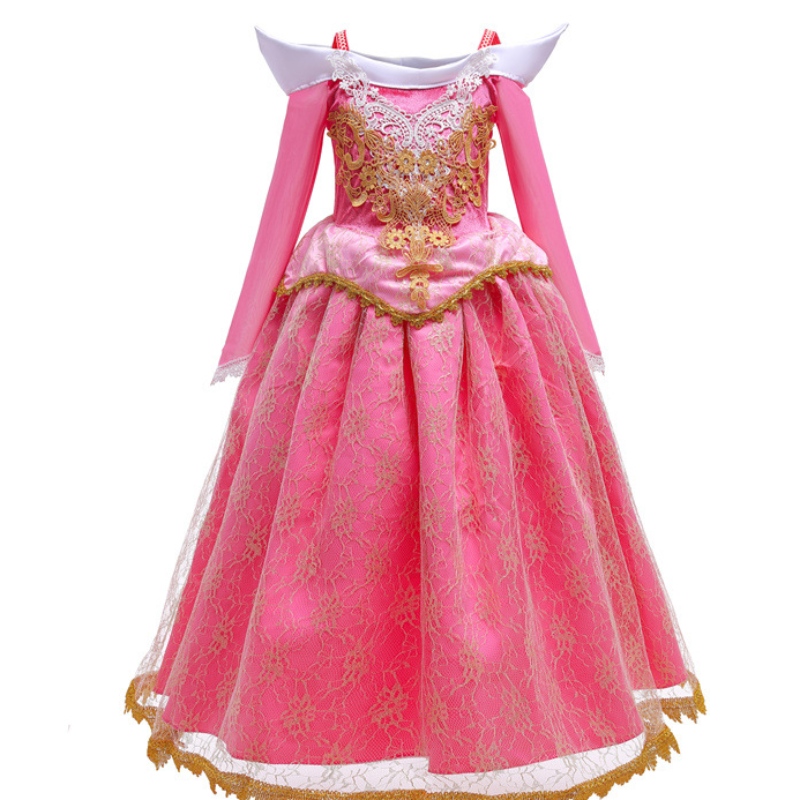 Vente chaude Girls Hobe Christmas Princess Cosplay Costume Robes Girl For Halloween Party