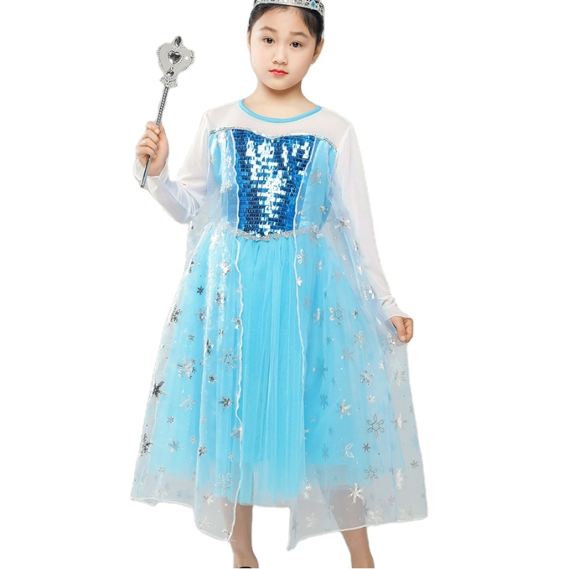 Girls \\ 'Ice Princess Dress Costume Birthdayeen Christmas Fancy Party Tenue