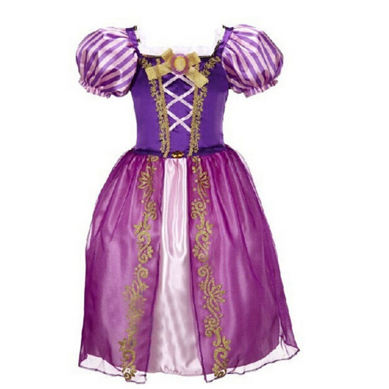 Robe de mode chaude d'été Robe de princesse des enfants sans manches pour la fête à thème