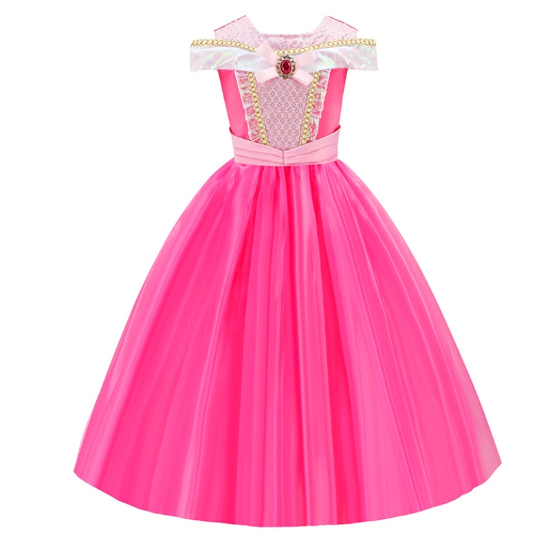 Girls Wedding Fancy Beauty Princess Dress Up Costume costume cosplay robe longue pour un cadeau d'anniversaire d'Halloween