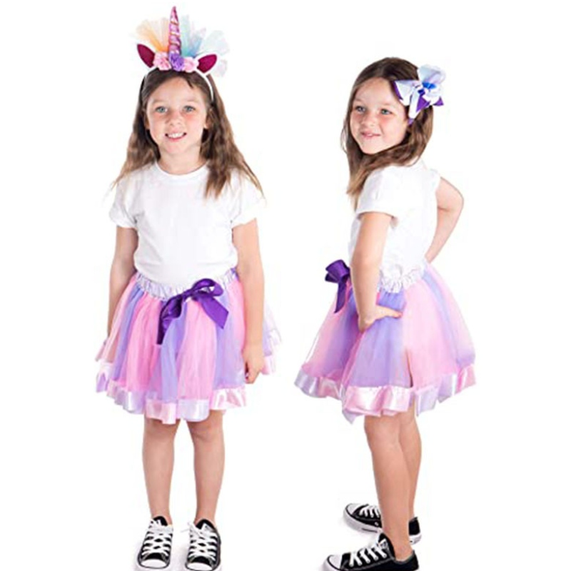 Girls européens et américains jupe en jupe en unicorne Set Set Ballet Hobe Up Costume