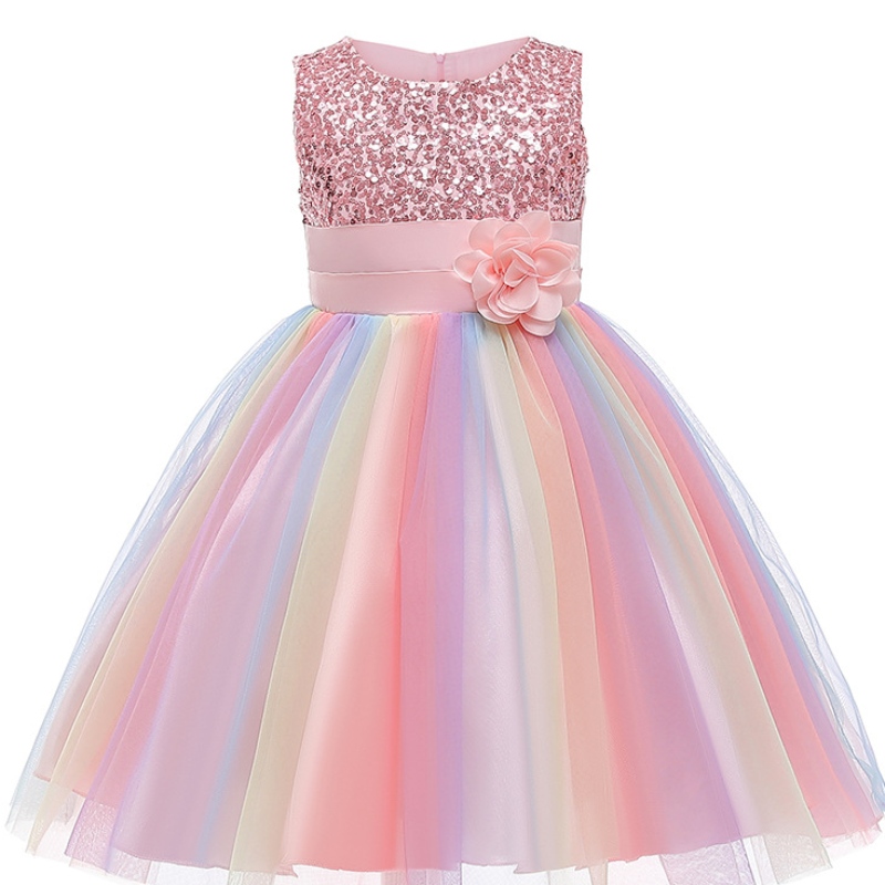 Robe de fleur de fille pour enfants