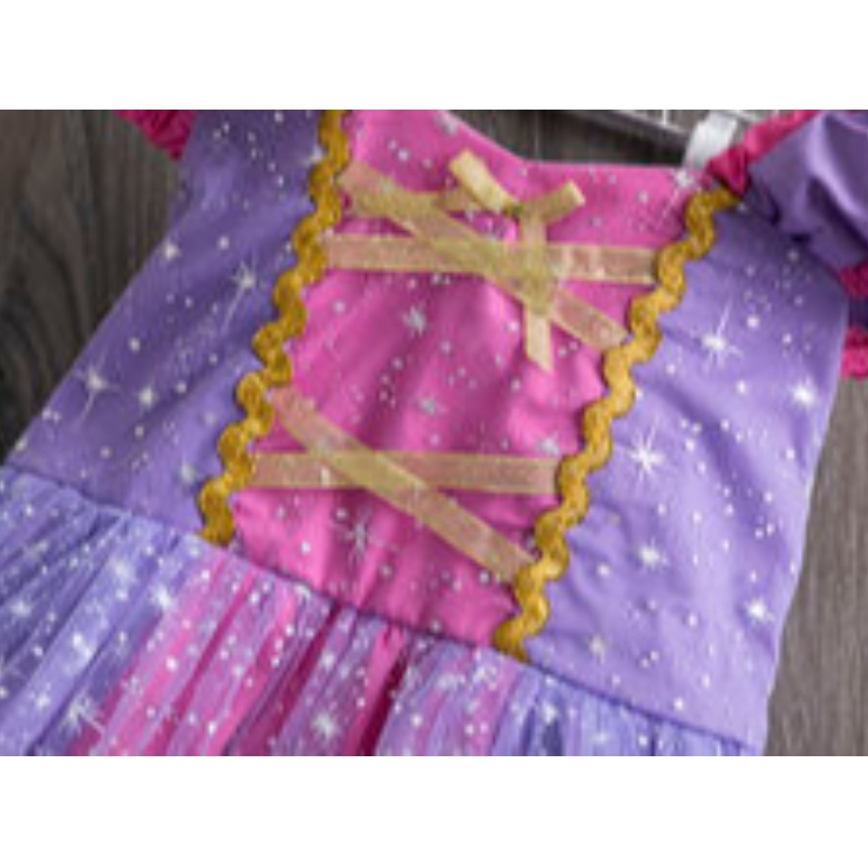 Girls Sophia Rapunzel Princess Robe Duffy Purple Robe Children \\'s Costumes