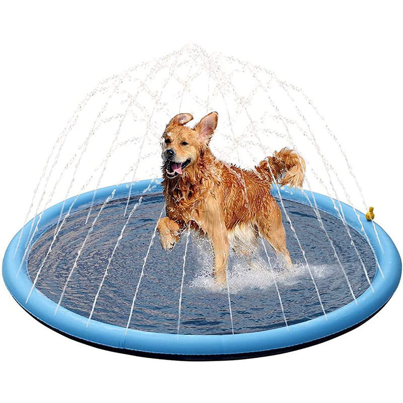 Gonflable 170 cm chien Splash Sprinkler Paddoor
