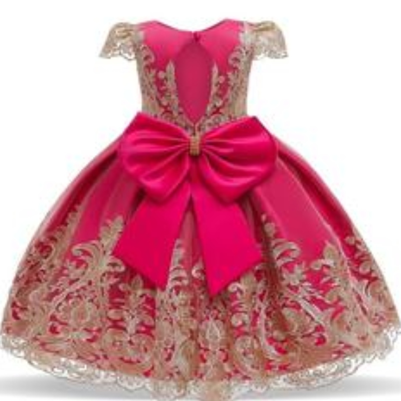 Usine approvisionnement des enfants vêtements de Noël fille d'anniversaire de fête d'anniversaire dentelle de dentelle princesse fille de mariage robe formelle