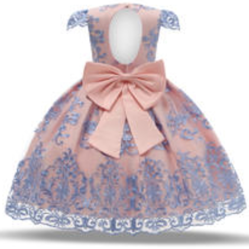 Bébé filles baptism robe princesse 1ère fête d'anniversaire porte pour tout-petit fille en dentelle de baptême de baptême de baptême