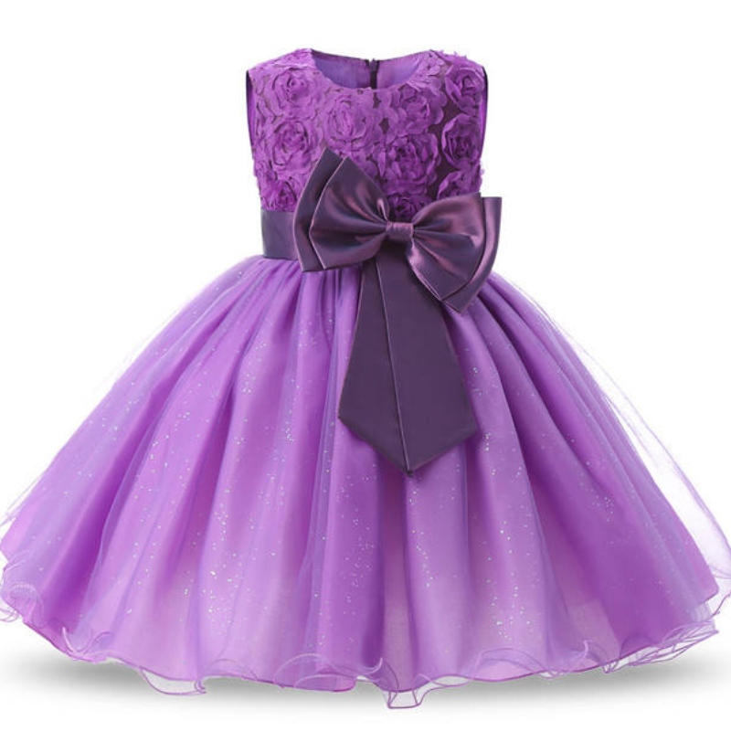 Robes de mariée de fête des adolescentes marque bébé fille fille en tout-petit tenue d'anniversaire pour enfants