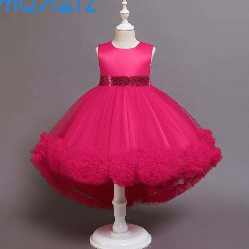 Baige Hot Sale Girl Princess Party Robe Frock Kids Party Long Robe Flower Girl Robe