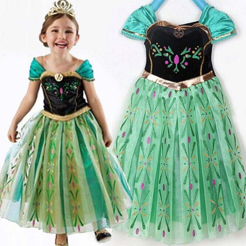 Baige Hot Vente Dress Fancy Baby Frocks Elsa Costume Girls Cosplay Costume Femme Femme pour enfants 3-8 ans