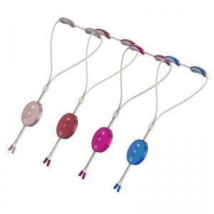 Masseur de cou d\'impulsion électrique portable pour soulagement de la douleur, massage intelligent du cou avec masseur de points de déclenchement de chaleur