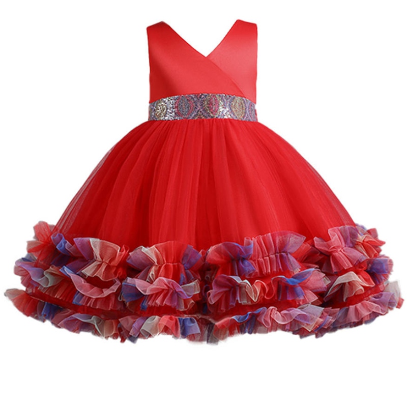 Fille fleur princesse robe d'été tutu robes de fête de Noël pour enfants girls enfants vêtements costumes