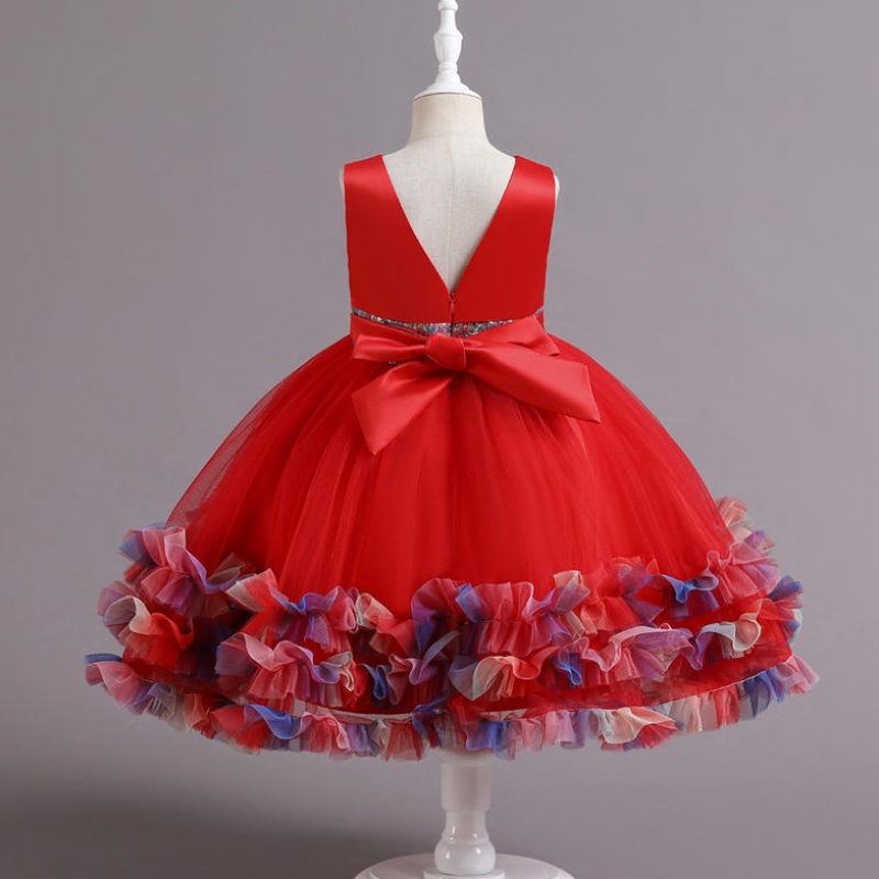 Fille fleur princesse robe d'été tutu robes de fête de Noël pour enfants girls enfants vêtements costumes