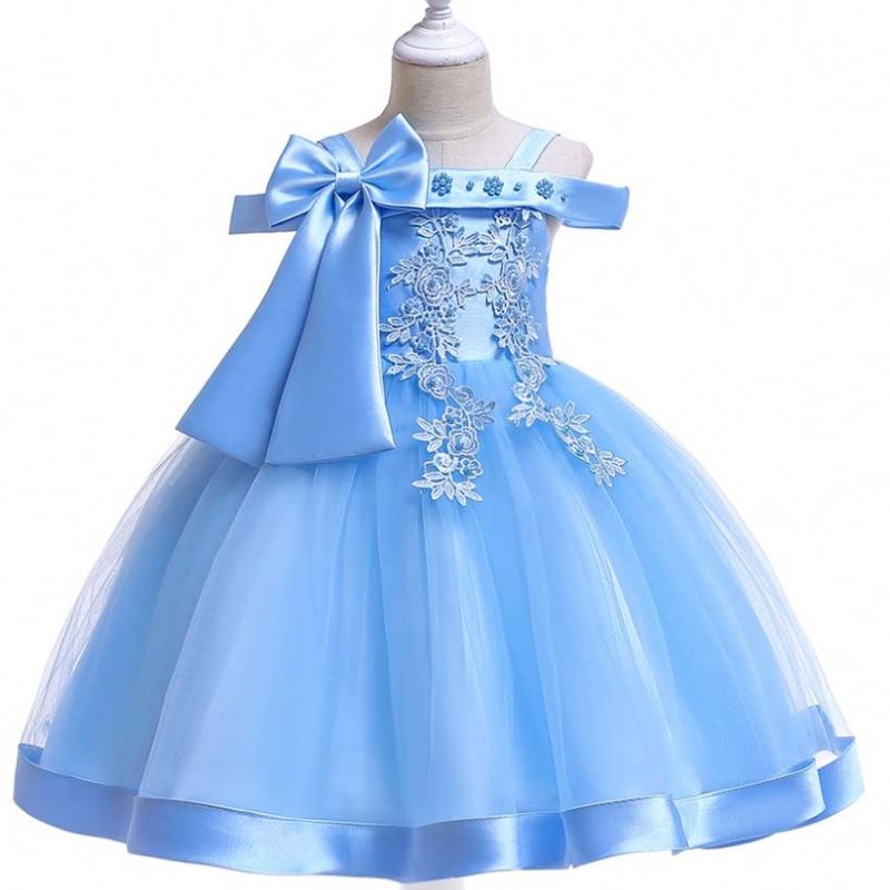 Baige Kids Garments en gros petite petite fille robes en dentelle de mariée