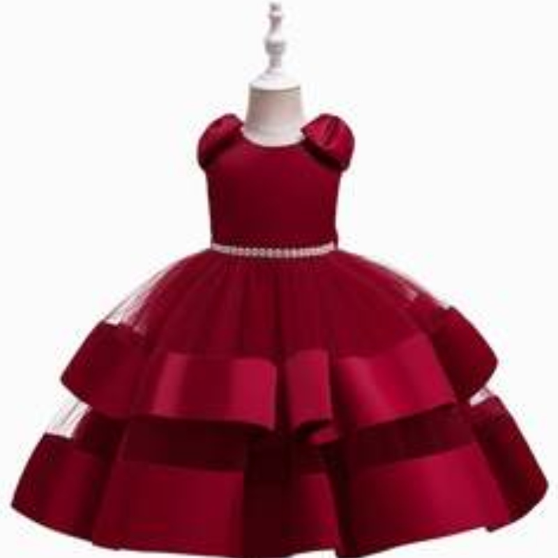 Baige 2021 Children de haute qualité Collection de fête d'anniversaire pour enfants robes de bal robes filles robes