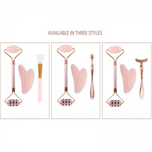 masseur à rouleaux facial jade