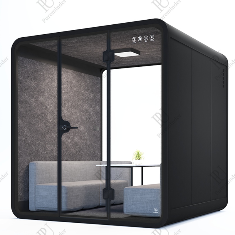PureMinder XL Signefrooh Booth SILENCE PORTABLE PRIVÉ POUR LA MAINTRATION À domicile et au bureau