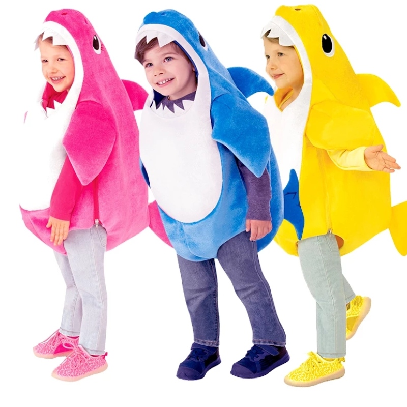 Costume de requin familial pour tout-petit cosplay costume Halloween pour enfants costumes animaux pour enfants Carnival Party Haby Up Sui