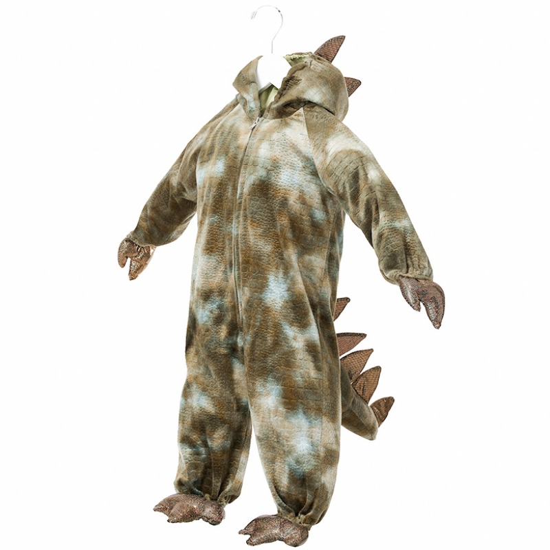 Costume de cosplay de dinosaure de haute qualité pour enfants Party Halloween Tyrannosaurus rex Jumps Cuit pour enfants