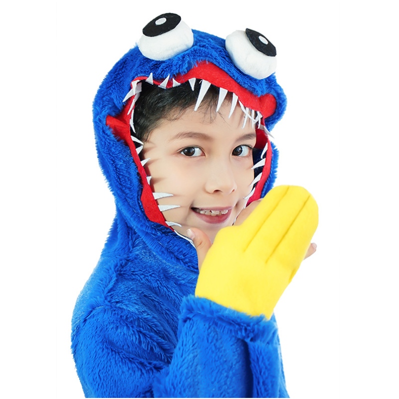 Nouveau design Kids Jumpsuit Poppy Playtime Cosplay Costumes Halloween pour garçons et filles