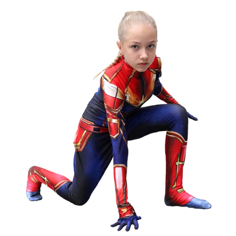 Film Hot Sale Party Superhero 3D Imprimé Halloween Cosplay Cost Costumes pour filles