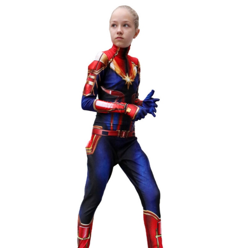 Film Hot Sale Party Superhero 3D Imprimé Halloween Cosplay Cost Costumes pour filles