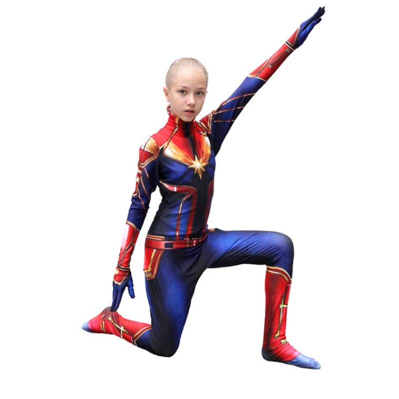 Film Hot Sale Party Superhero 3D Imprimé Halloween Cosplay Cost Costumes pour filles