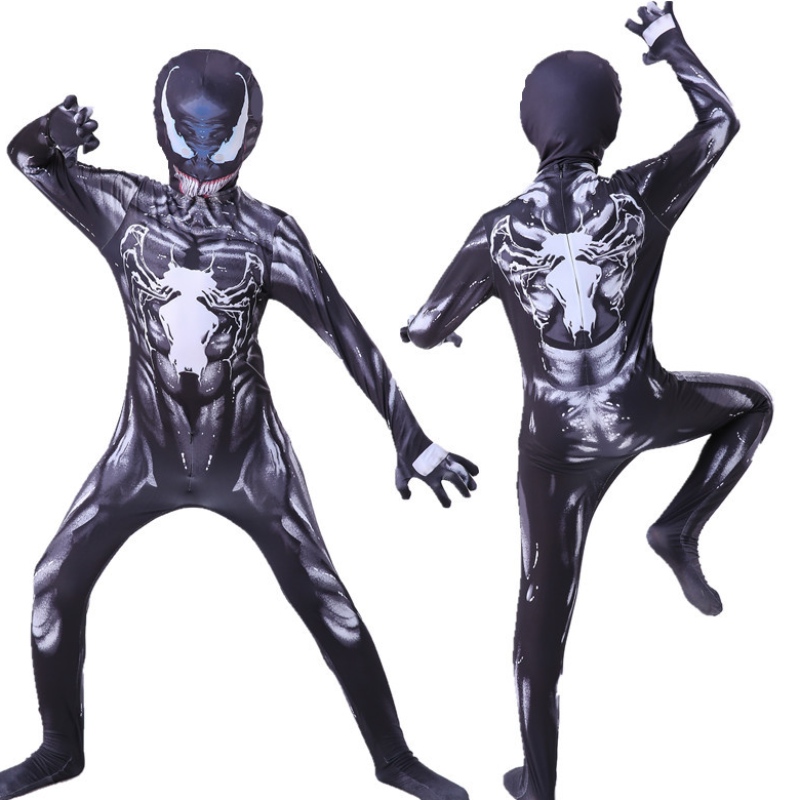 Kids Venom Costume cosplay super-héros costumes cuit body combinaison