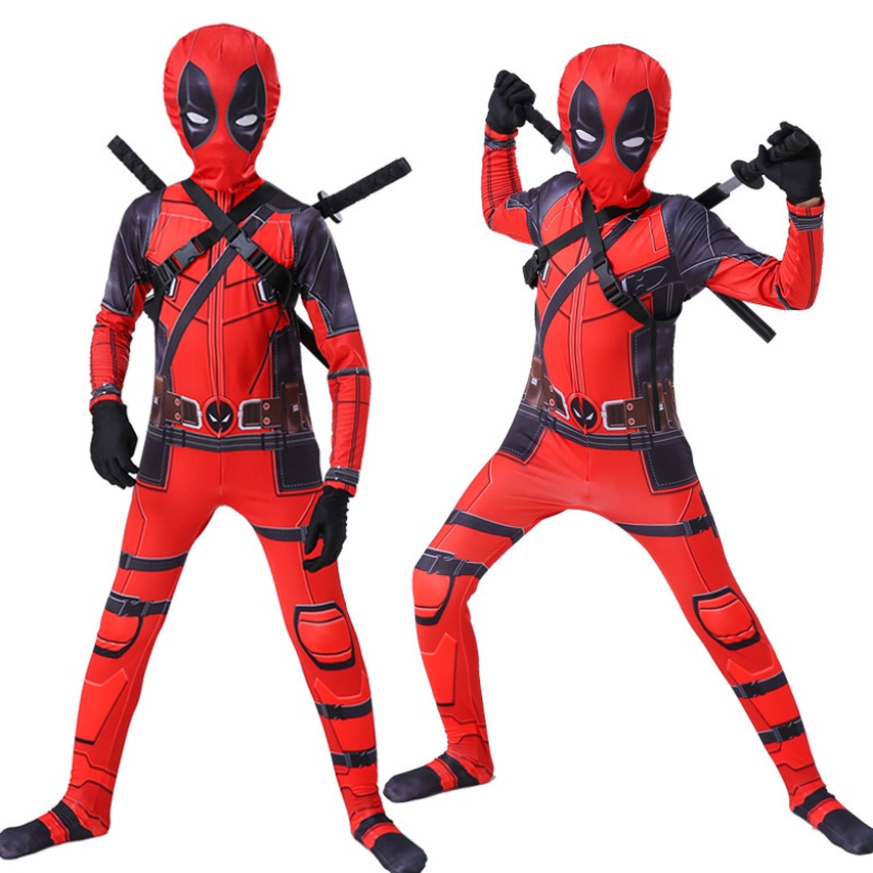 Body de super-héros unisexe Halloween Cosplay Costumes Kids 3D Style