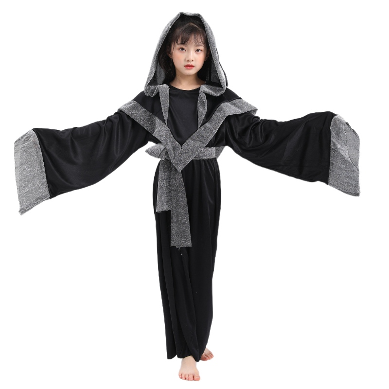 Carnaval Witch Costume Wizard Cloak Children \\ S Party Dress Up Cos Clothing