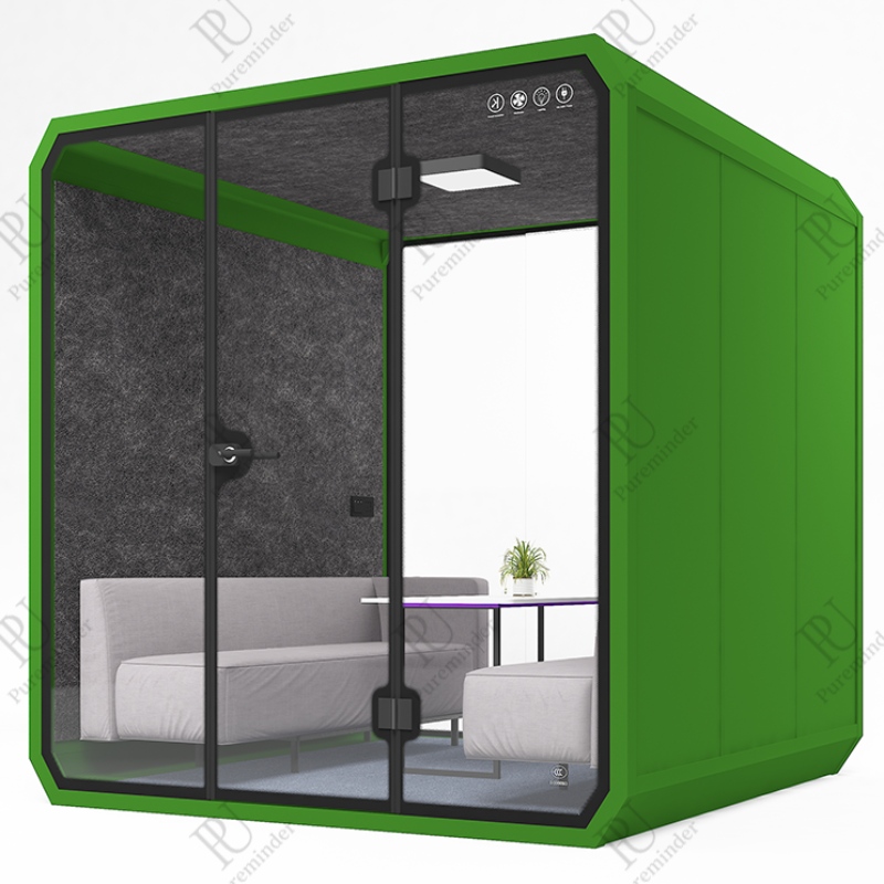 Pureminder xl taille insonorisée stand privé silence portable pour le mobilier de maison téléphone et gousse de travail