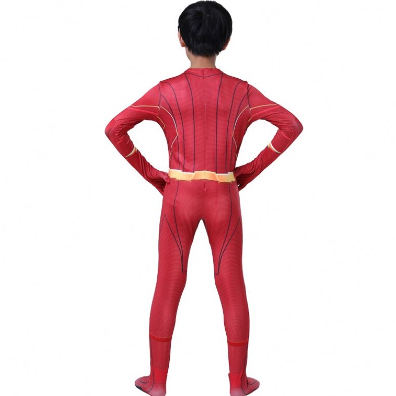 Cool Adults Kids Boys Comic Fantasia Superhero Halloween Carnival Party Tentifit Cosplay The Flash Man