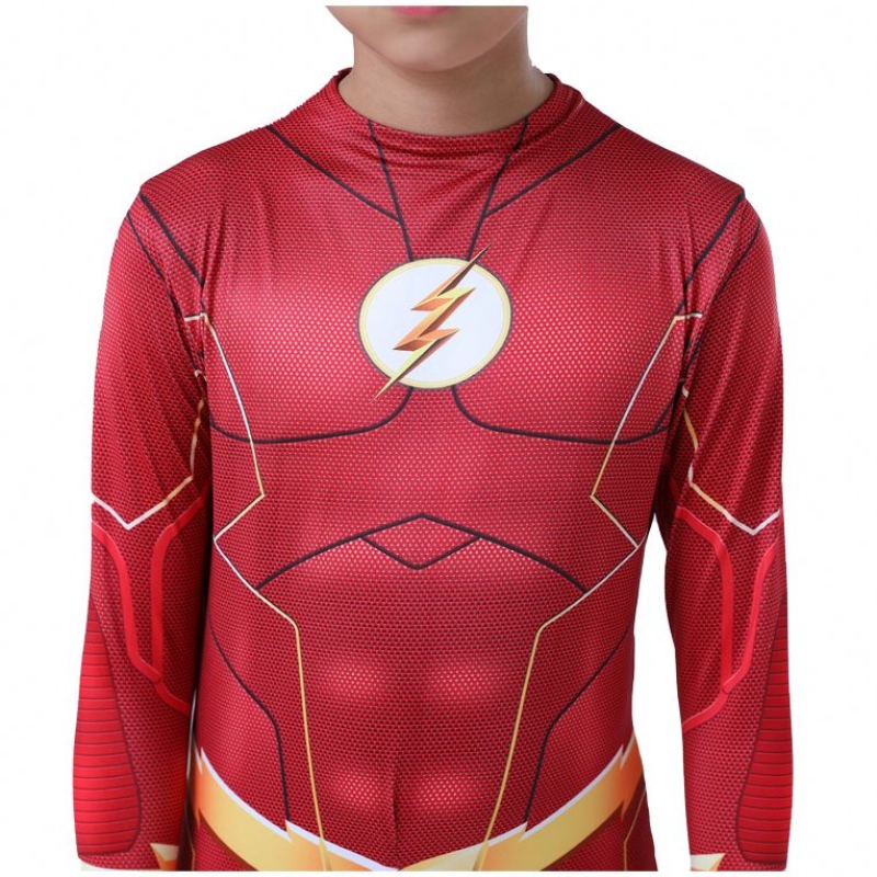 Cool Adults Kids Boys Comic Fantasia Superhero Halloween Carnival Party Tentifit Cosplay The Flash Man