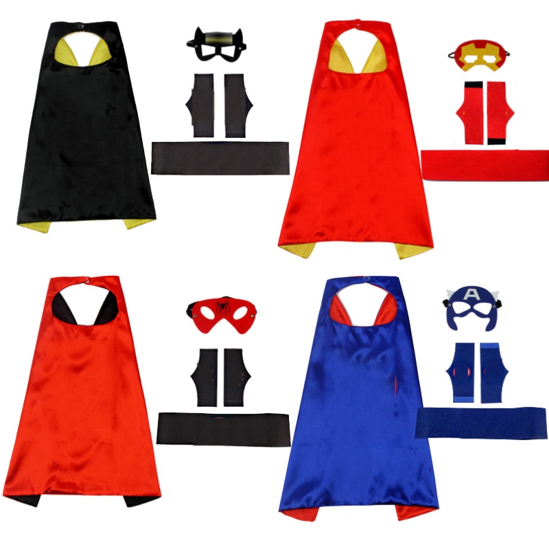 Toys Boys Superhero CAPES BOND GOISS BARCH CARTOON DRESS COSTUMES POUR LES ENFANTS 3-10 ANS