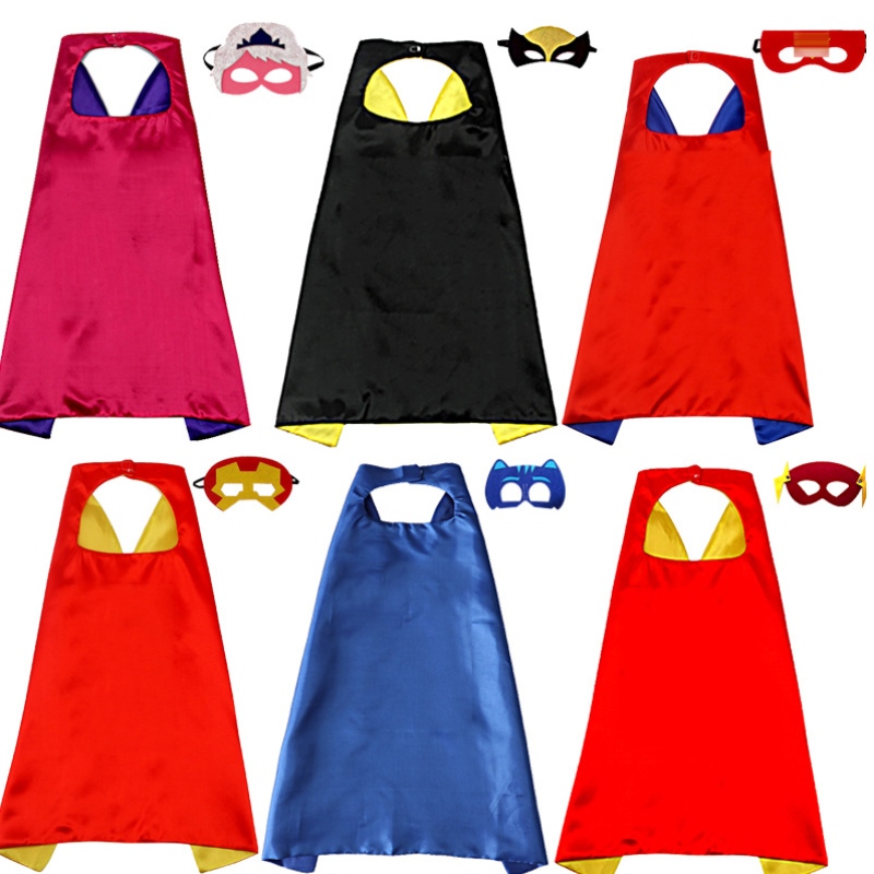 Toys Boys Superhero CAPES BOND GOISS BARCH CARTOON DRESS COSTUMES POUR LES ENFANTS 3-10 ANS