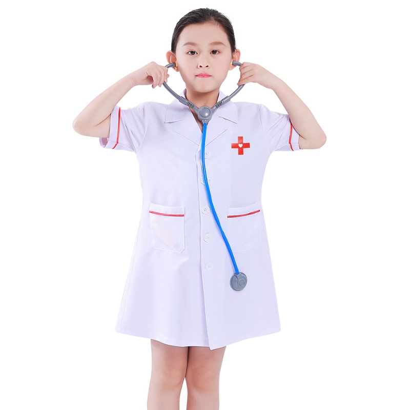 Costume de docteur pour enfants Habiller en tout-petit Girl Halloween Costume Play Play and Accessories