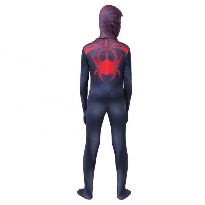 Nouveau style Hot Sale Halloween Black&red for Boys Child TV&Movie Superhero Cosplay Factory Direct Spider Man Costumes de combinaison