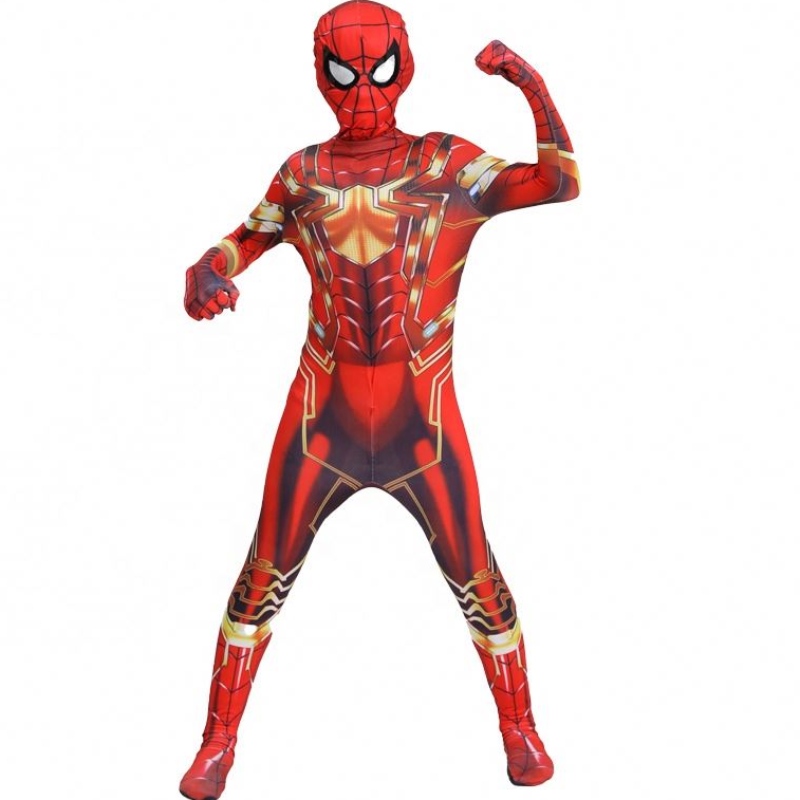 Divers costumes d'Halloween Kids Performance Wear Anime Spandex TV&movie Spiderman Kids Superhero Costumes