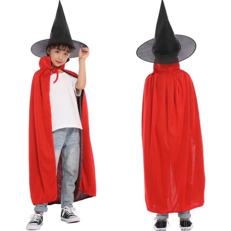 2022 Vente chaude en gros Halloween Christmas Hero Cape Enfants Halloween Ensemble de Cape de soie de super-héros