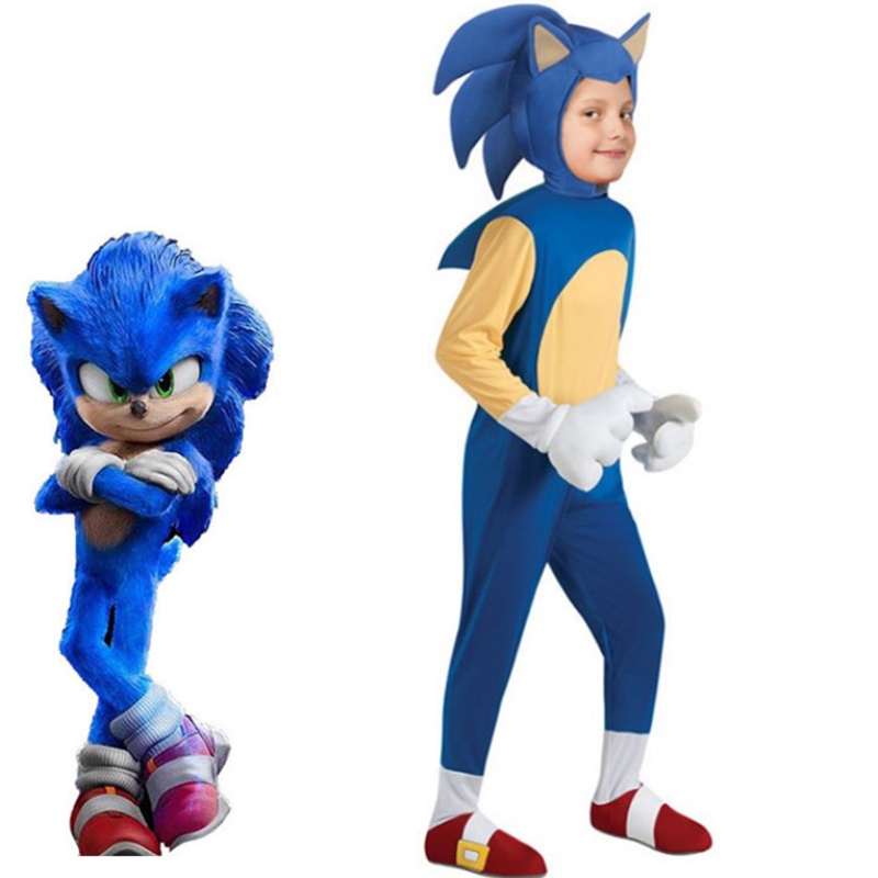 Halloween Deluxe Sonic the Hedgehog Costume Sonic Generations Cosplay Cartoon BodySity